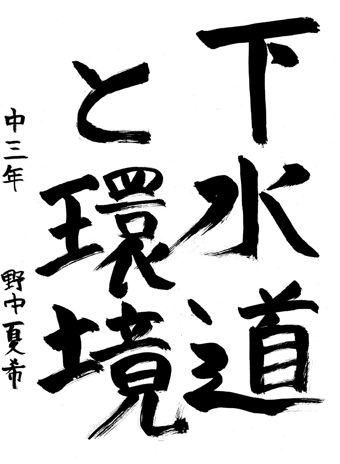 藤代中学校3年 野中　夏希 （のなか　なつき）