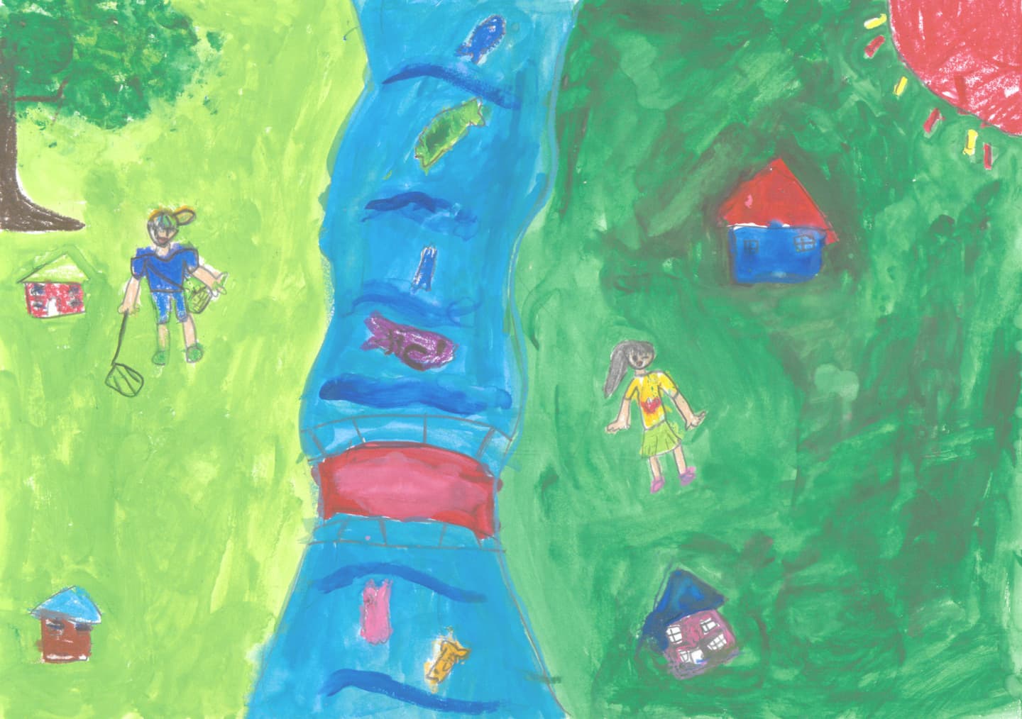 桜が丘小学校1年 白井　花果 （しらい　はなか）