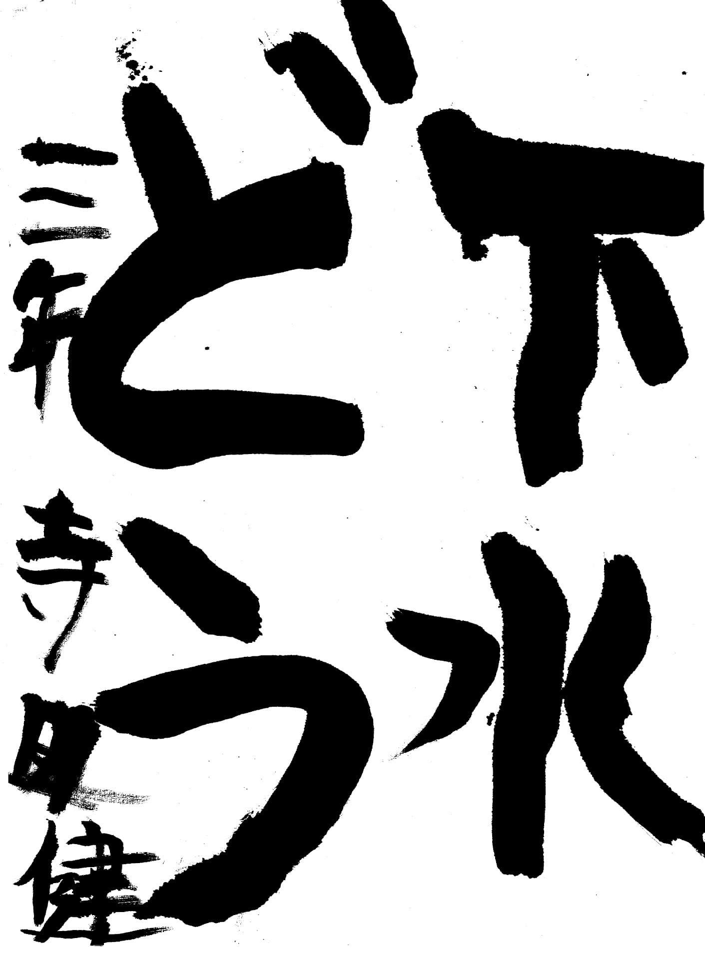 白山小学校3年 寺田　健 （てらだ　たけし）