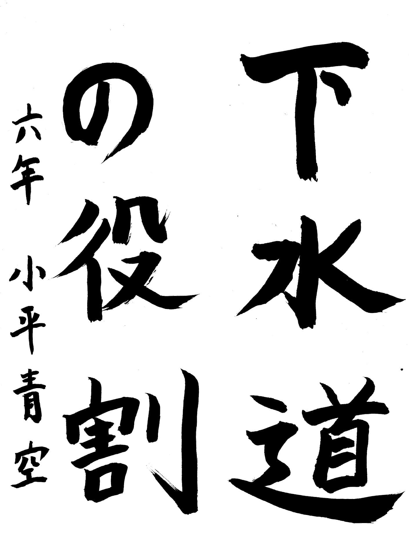 永山小学校6年 小平　青空 （こだいら　そら）