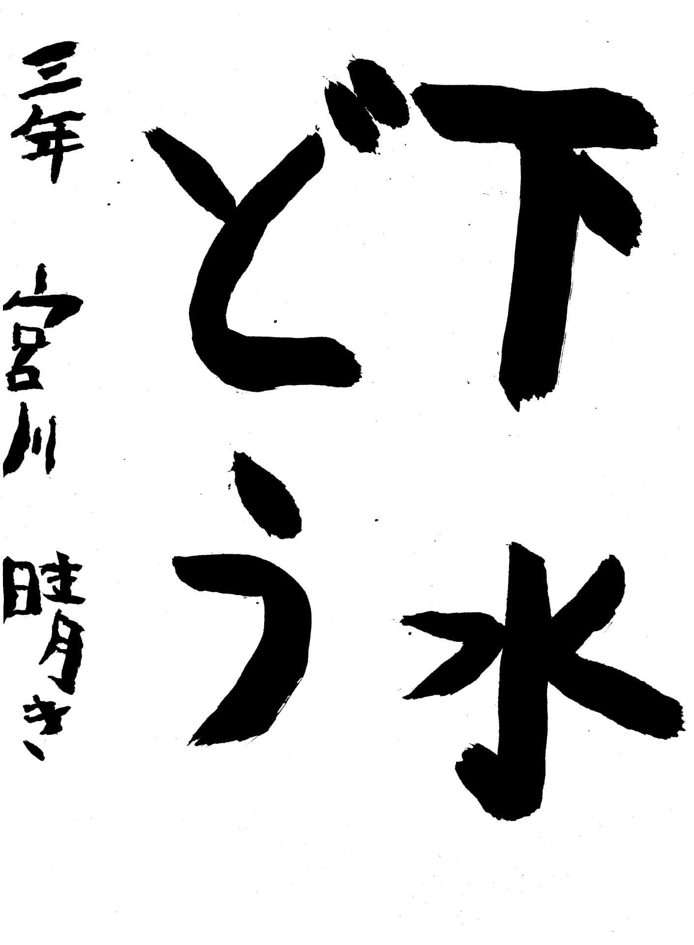取手西小学校3年 宮川　晴樹 （みやかわ　はるき）