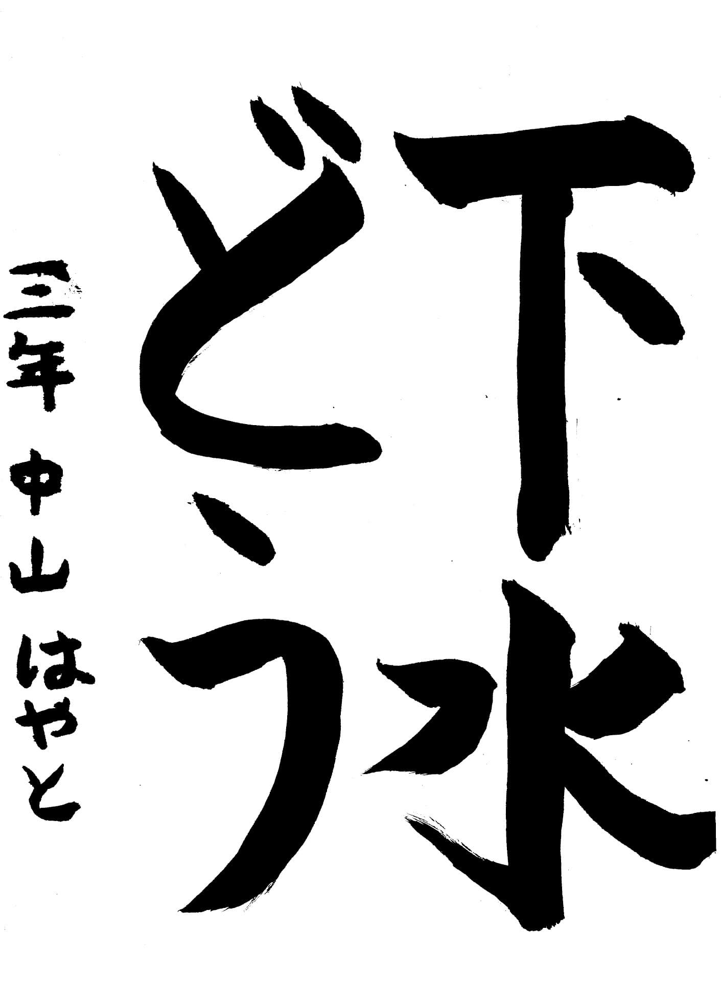 山王小学校3年 中山　颯 （なかやま　はやと）