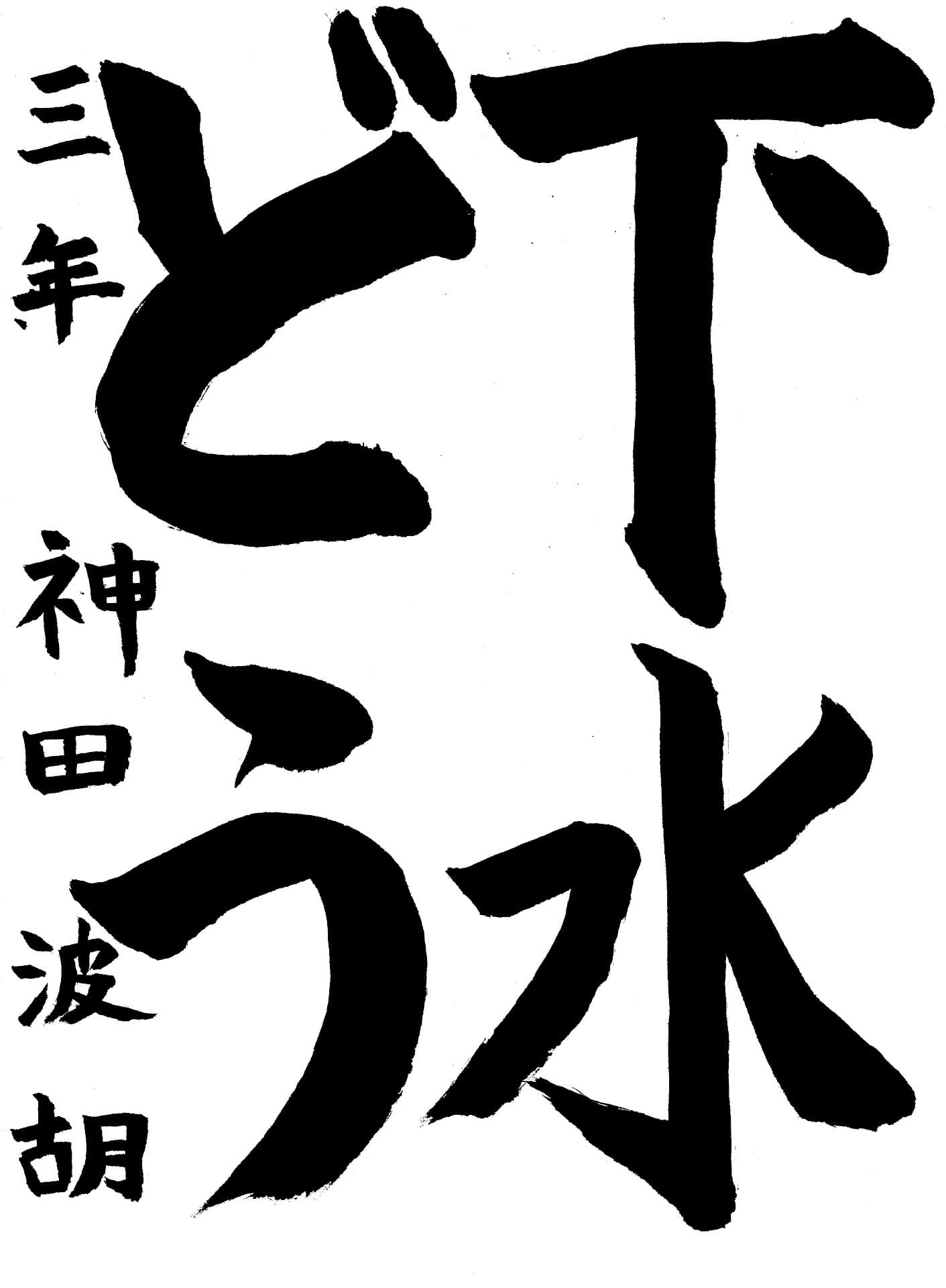 山王小学校3年 神田　波胡 （かんだ　はこ）