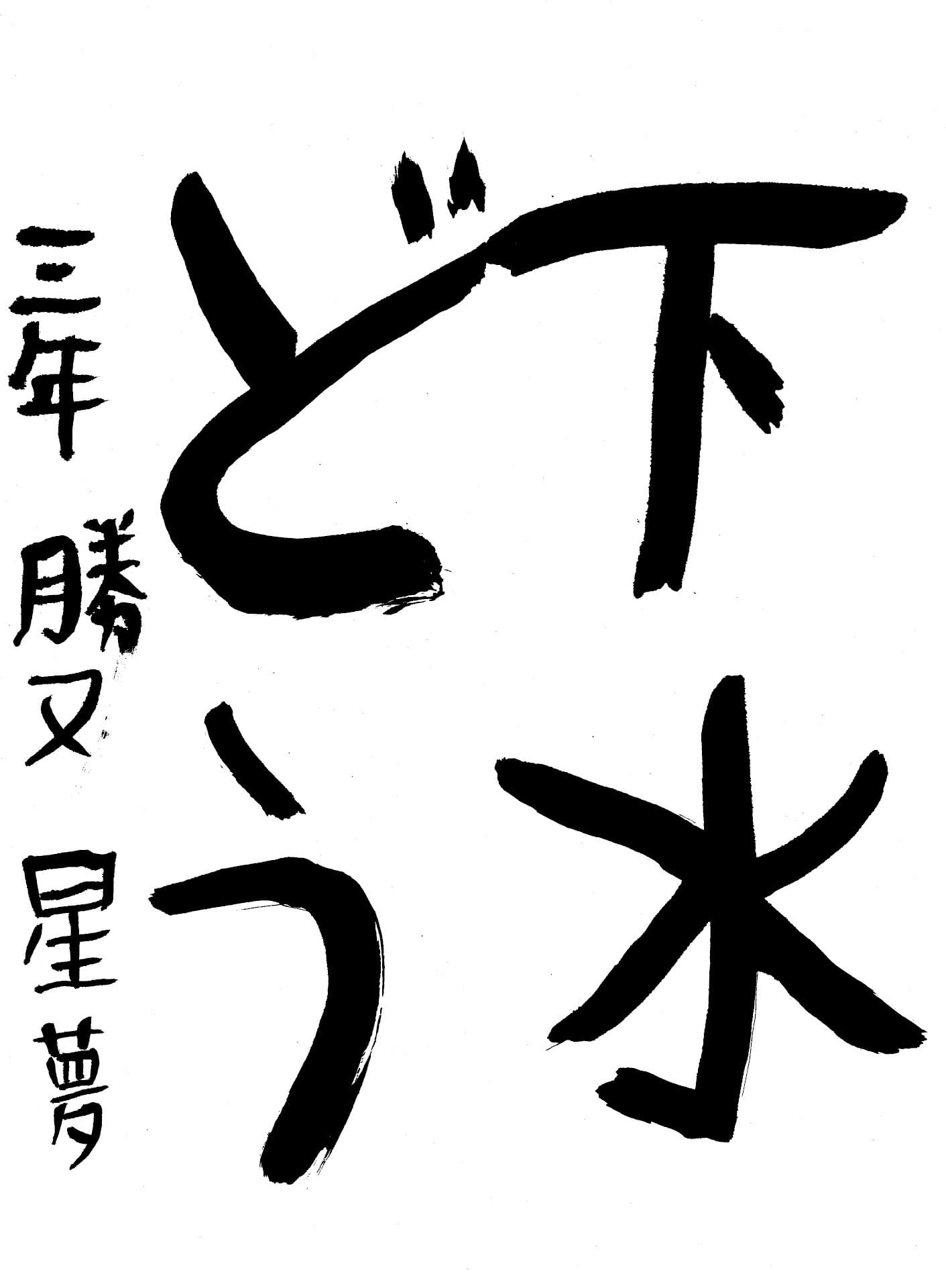 藤代小学校3年 勝又　星夢 （かつまた　らいむ）